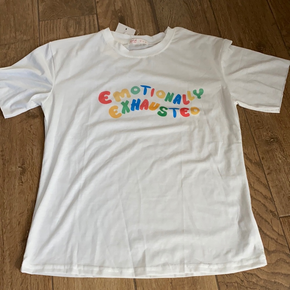 This is a plain white t-shirt that I got from romwe and I haven’t worn it once!